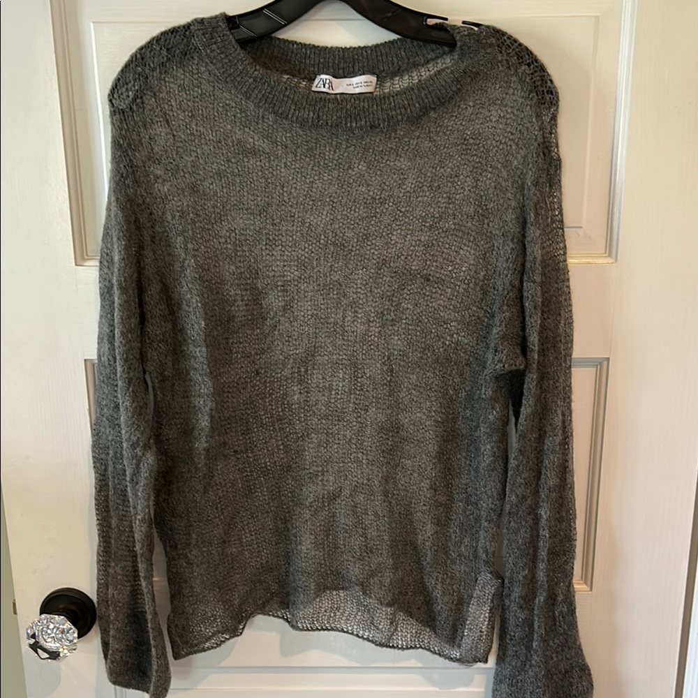 Gray Knit Sweater